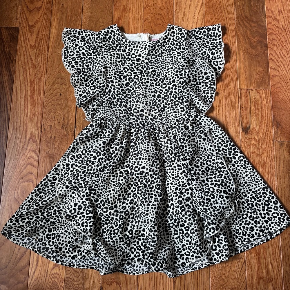 BCBG Leopard Print Kids Dress
